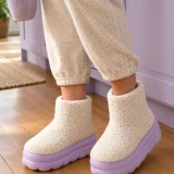 Cumulo Cloud Bootie worn at home
