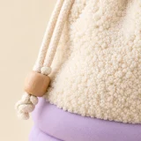 Cumulo Slipper Pouch, close-up of the materials