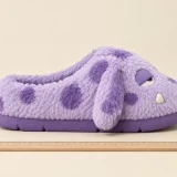 Flump Floppy-Ear Slipper, side view showing the sole