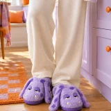 Flump Long-Ear Slipper worn at home