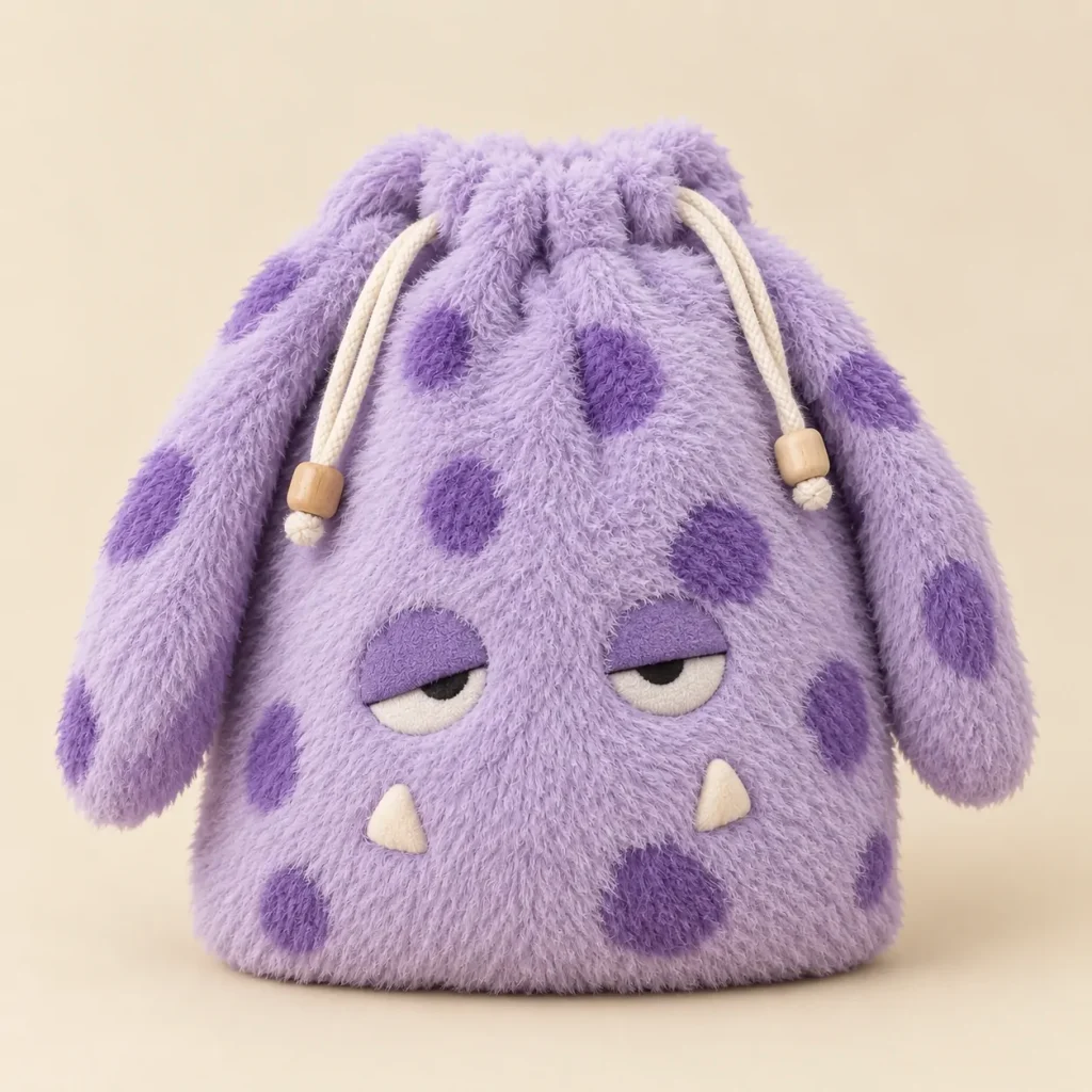 Flump Slipper Pouch, studio photo