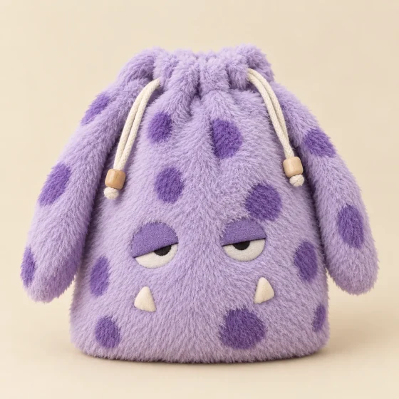 Flump Slipper Pouch, studio photo