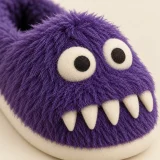 Grumbo Monster Slipper, close-up of the materials