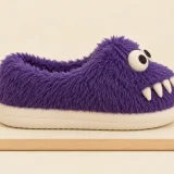 Grumbo Monster Slipper, side view showing the sole