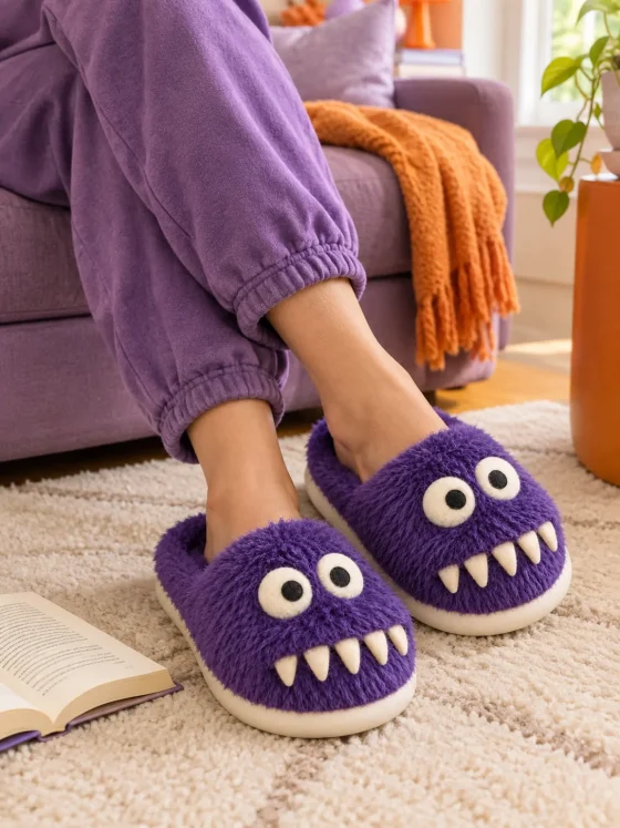 Grumbo Scuff worn at home