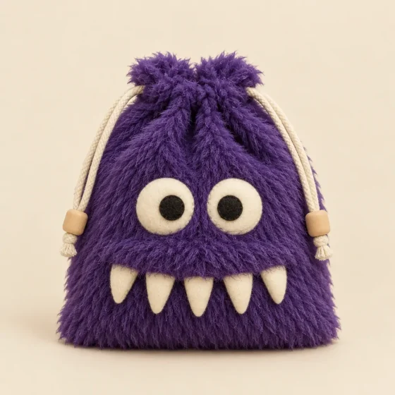Grumbo Slipper Pouch, studio photo