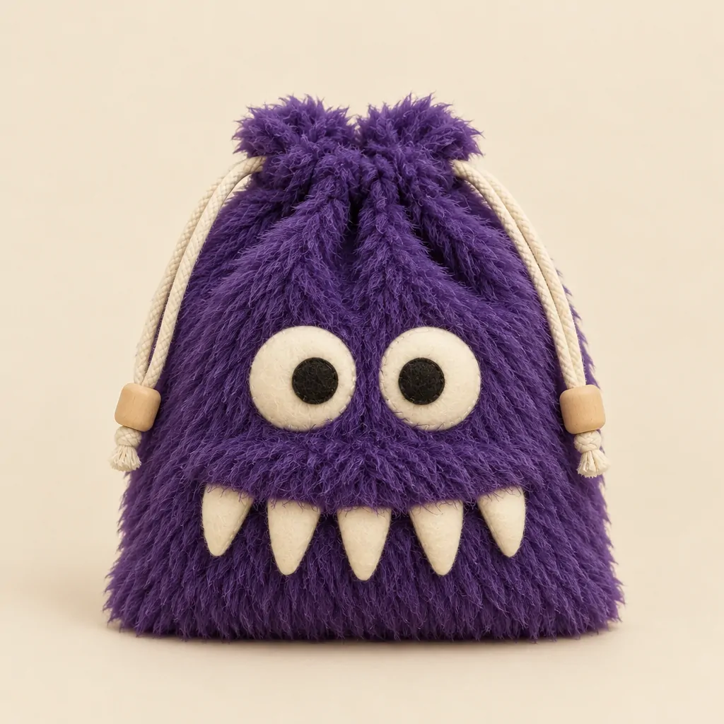 Grumbo Slipper Pouch, studio photo