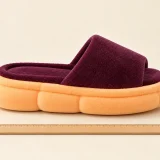 Mallow Peep-Toe Mule, side view showing the sole