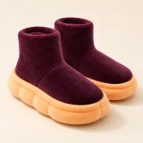 Mallow Velvet Bootie, studio photo