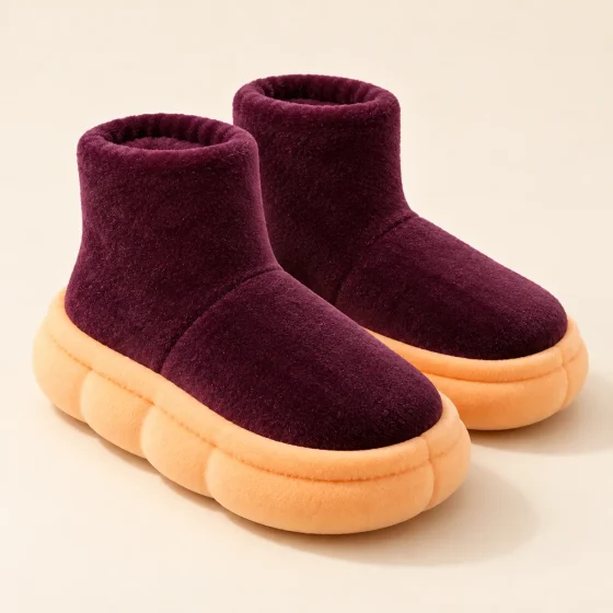 Mallow Velvet Bootie, studio photo