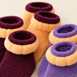 Mallow Velvet Socks · 3 Pairs, close-up of the materials