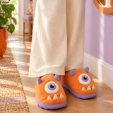 Nomlet Cyclops Slipper worn at home