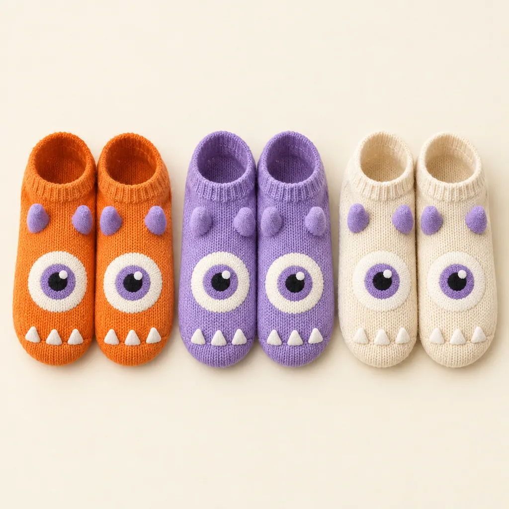 Nomlet Eye Socks · 3 Pairs, studio photo