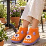Nomlet Horned Bootie worn at home