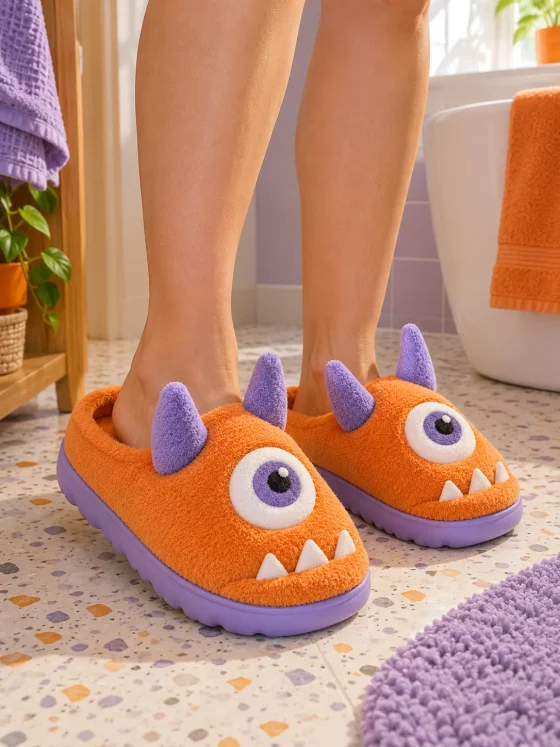 Nomlet Horned Clog worn at home