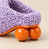 Orbi Twin-Ball Slipper, close-up of the materials