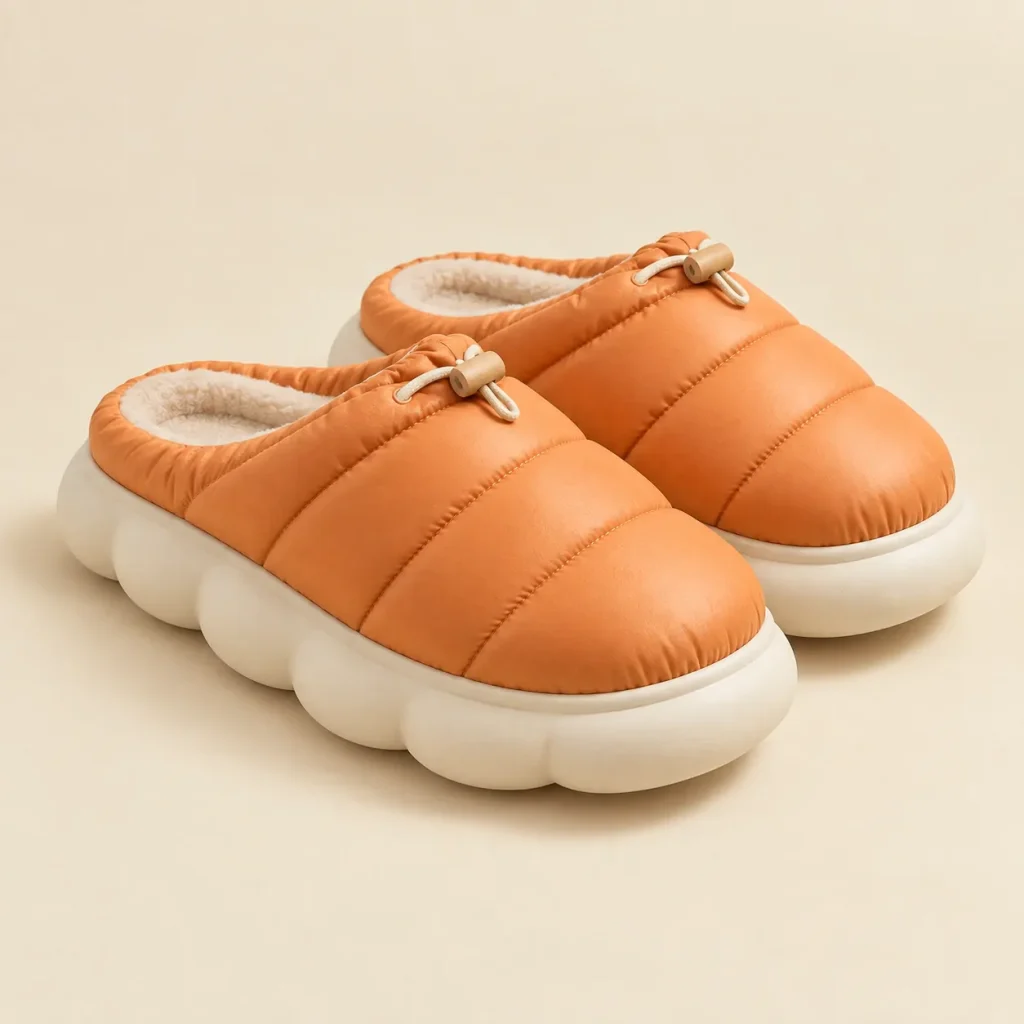 Puffa Toggle Slipper, studio photo